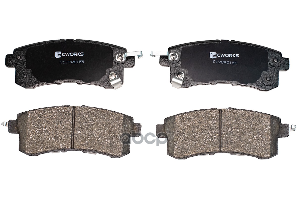 Тормозные колодки задние, Low Metallic C12CR0155 CWORKS арт. C12CR0155