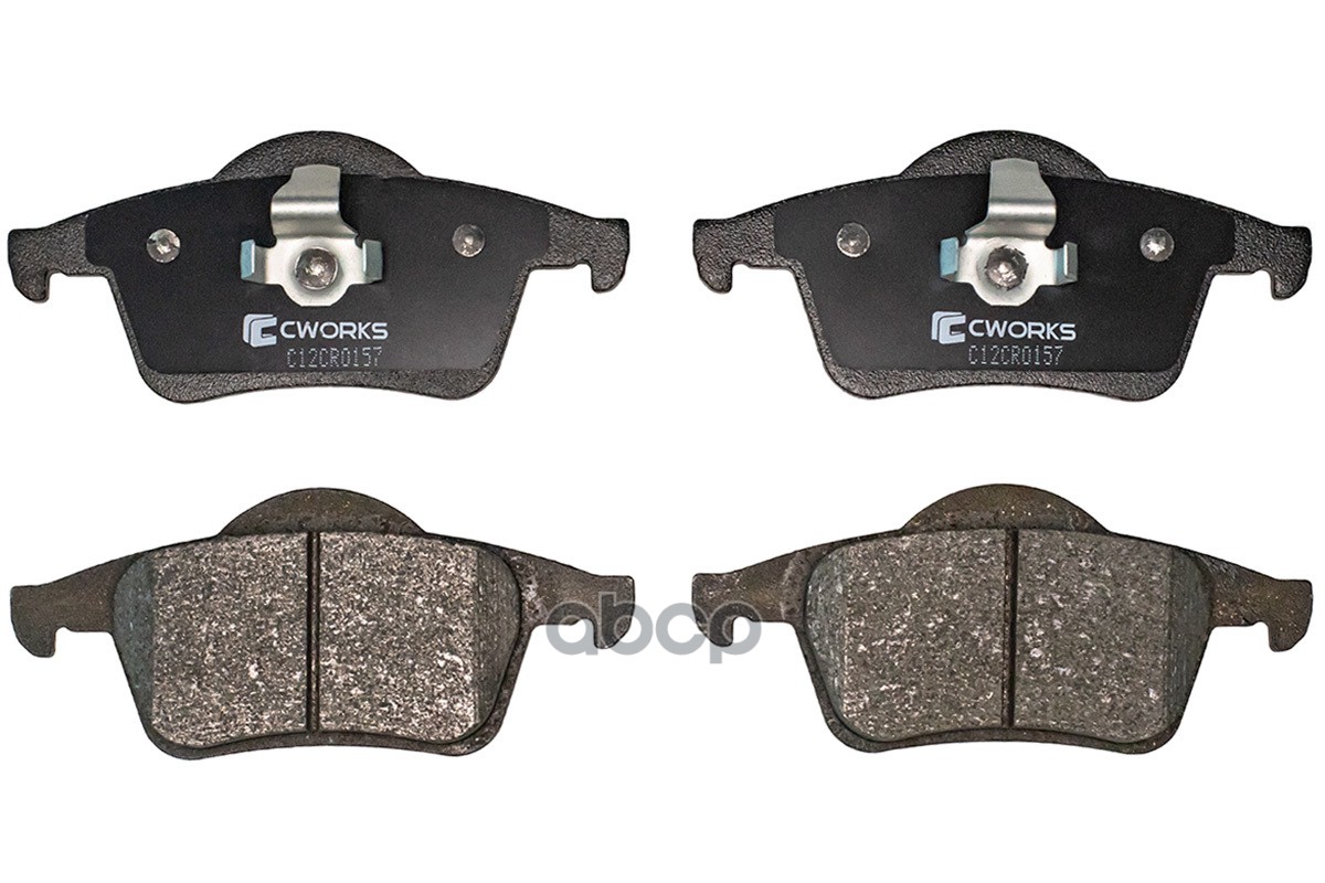 Тормозные колодки задние, Low Metallic C12CR0157 CWORKS арт. C12CR0157
