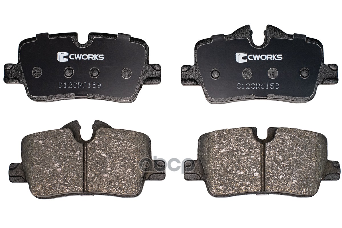 Тормозные колодки задние, Low Metallic C12CR0159 CWORKS арт. C12CR0159