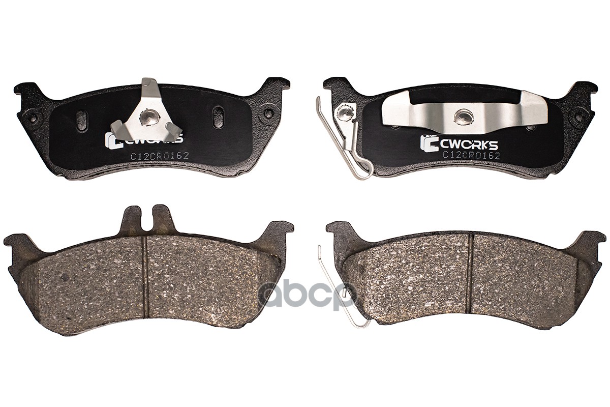 Тормозные колодки задние, Low Metallic C12CR0162 CWORKS арт. C12CR0162