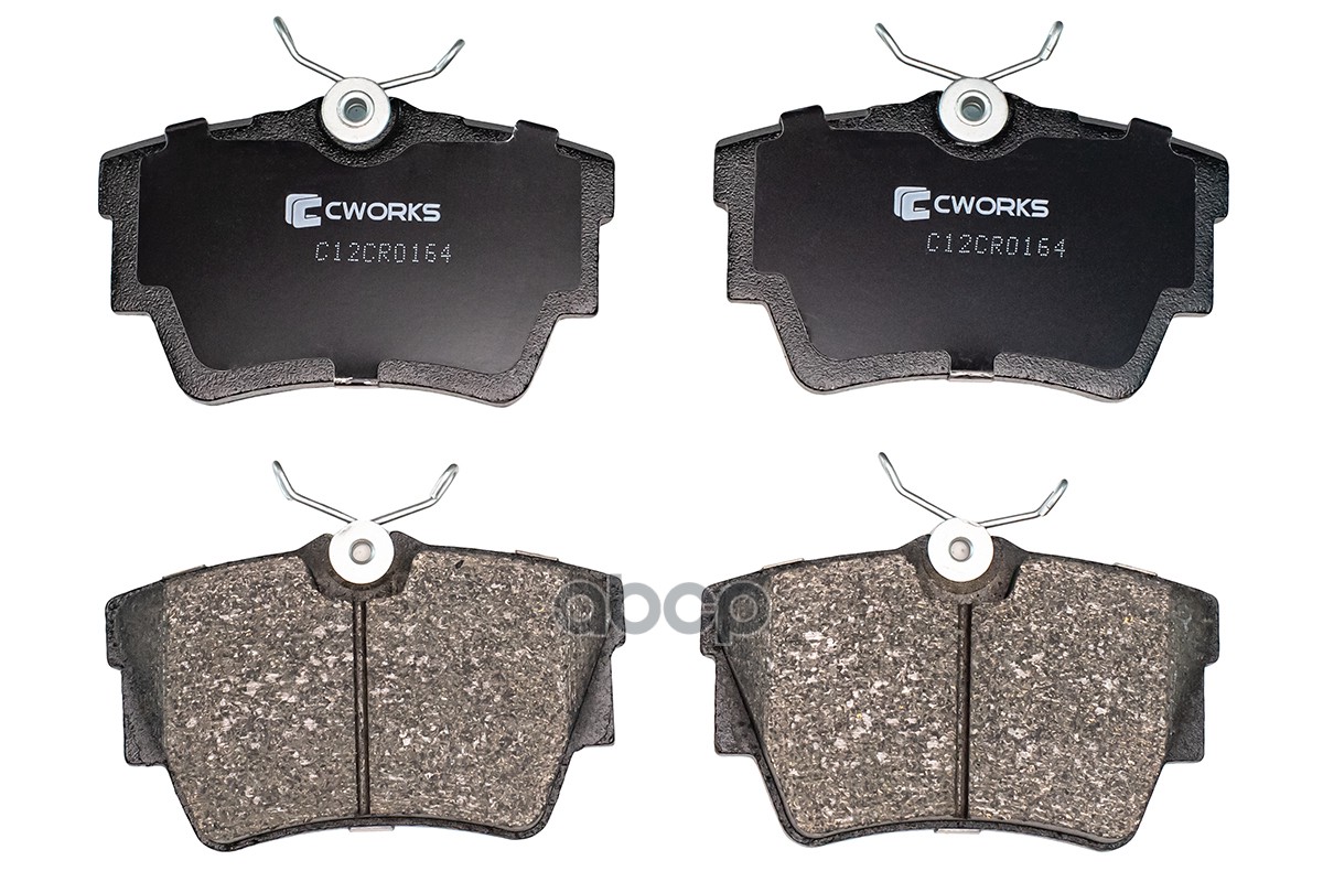 Тормозные колодки задние, Low Metallic C12CR0164 CWORKS арт. C12CR0164