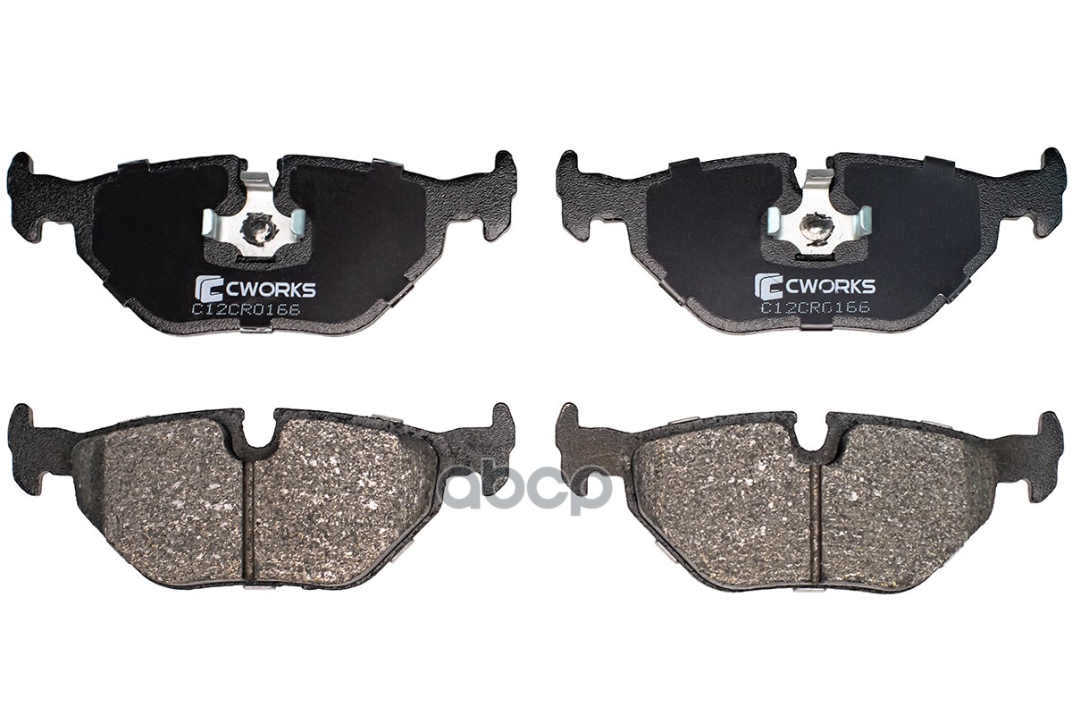 Тормозные колодки задние, Low Metallic C12CR0166 CWORKS арт. C12CR0166