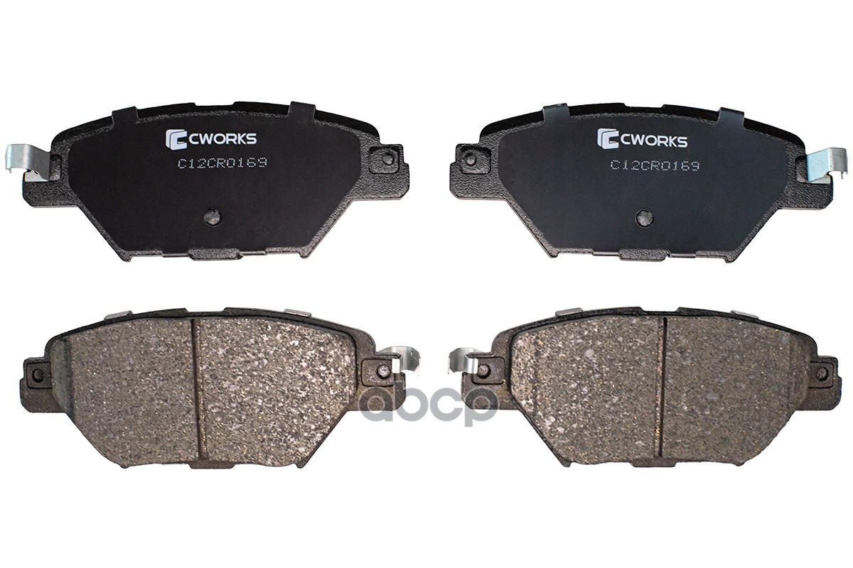 Тормозные колодки задние, Low Metallic C12CR0169 CWORKS арт. C12CR0169