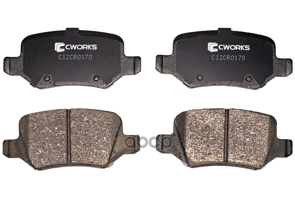 Тормозные колодки задние, Low Metallic C12CR0170 CWORKS арт. C12CR0170