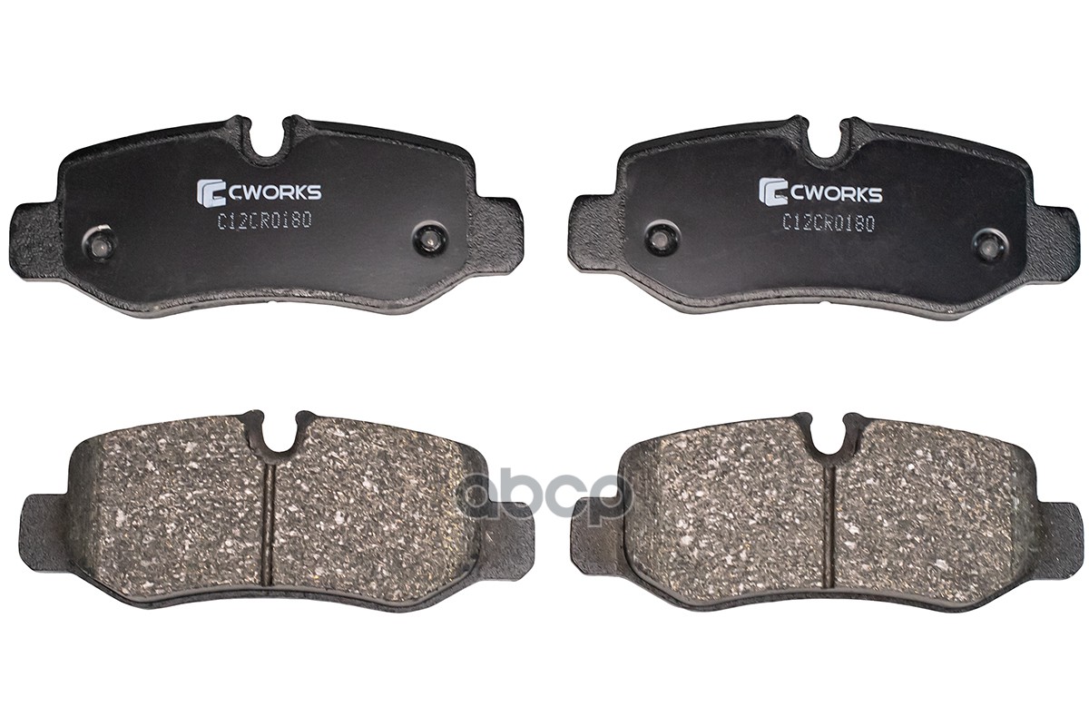 Тормозные колодки задние, Low Metallic C12CR0180 CWORKS арт. C12CR0180