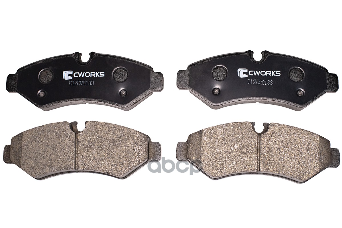 Тормозные колодки задние, Low Metallic C12CR0183 CWORKS арт. C12CR0183
