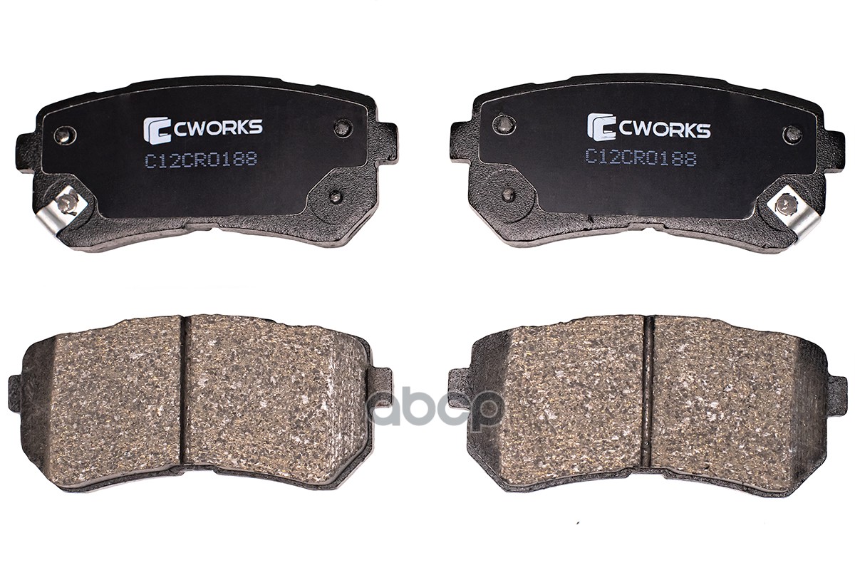 Замена на C12CR0051 Тормозные колодки задниe C12CR0188 CWORKS арт. C12CR0188