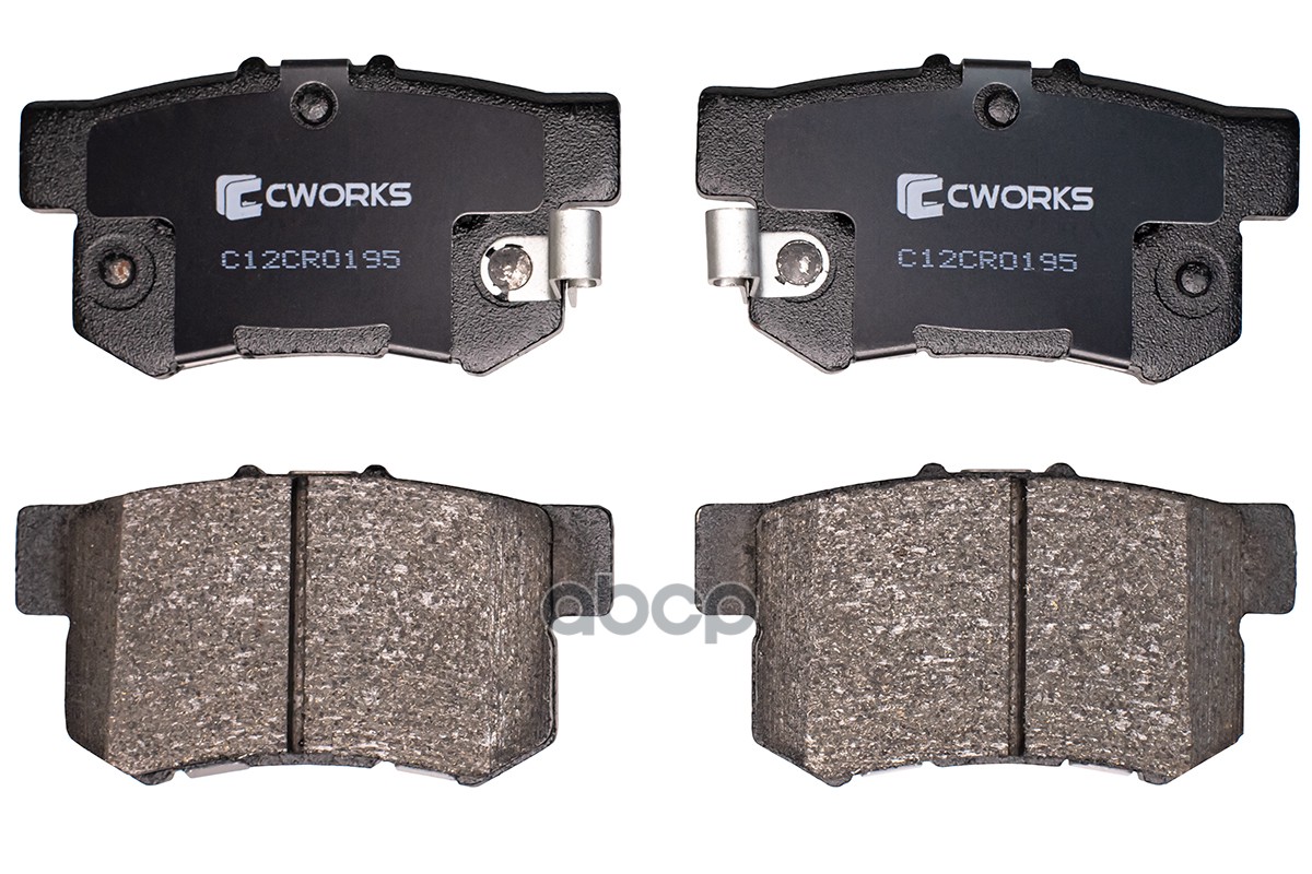 Тормозные колодки задниe C12CR0195 CWORKS арт. C12CR0195