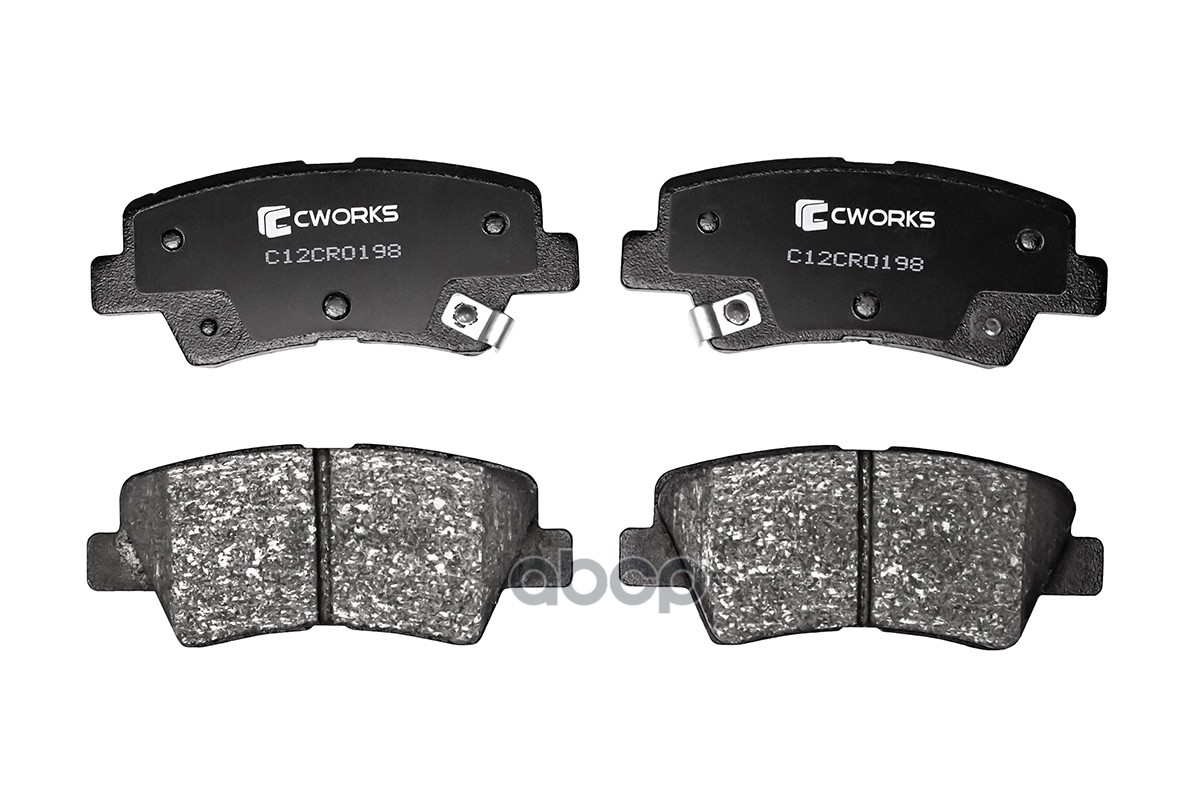 Тормозные колодки задниe C12CR0198 CWORKS арт. C12CR0198