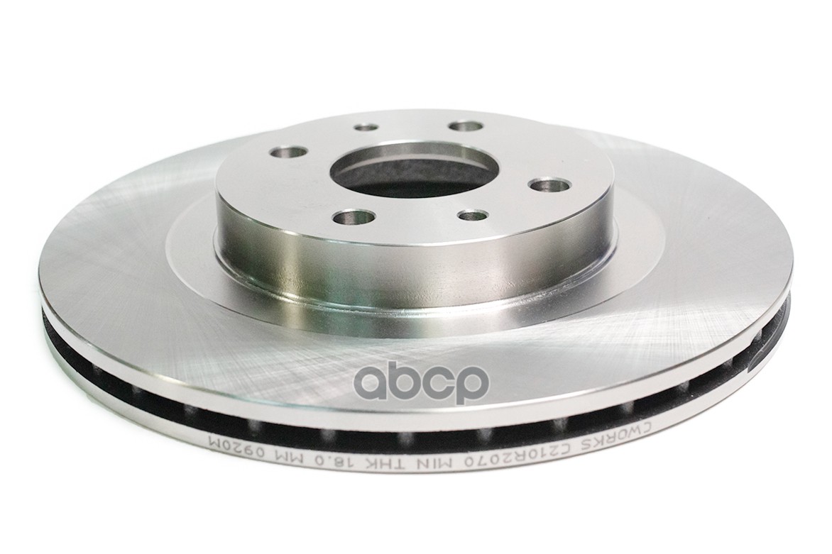 Тормозной диск передний C210R2070 CWORKS арт. C210R2070