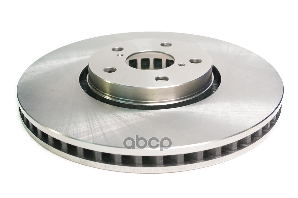 Диск тормозной передний L LEXUS GS300/430/460 2006-> /Vent.D=334mm CWORKS C210R2094 CWORKS арт. C210R2094