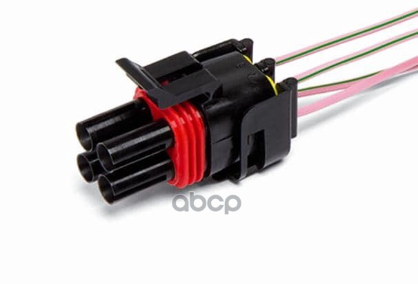 Разъем 12015798 (4pin) 4 контакта жгута бензонасоса, датчика кислорода для Lada (ВАЗ). CARGEN арт. AX307