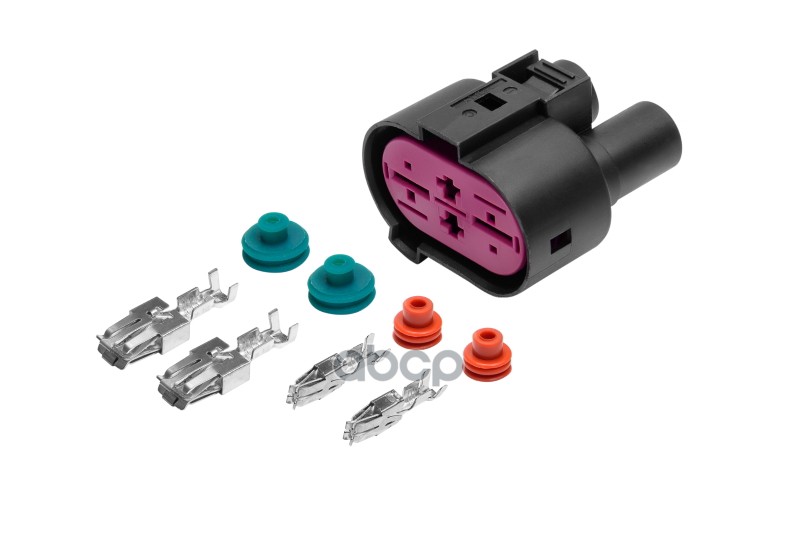 Разъем 1J0906234 (4Pin) 4 Контакта Блока Управления Вентилятором Для Audi, Seat, Skoda, Volkswagen. Cargen арт. AX6504S