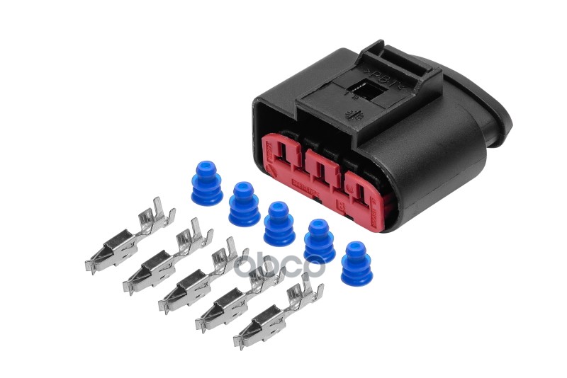 Разъем 1J0973775A (5pin) 5 контактов датчика массового расхода воздуха для Audi, Ford, Seat, Skoda, CARGEN арт. AX6515S