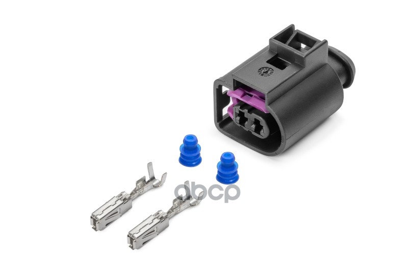 Разъем 4D0971992 (2pin) 2 контакта генератора, звукового сигнала для Seat, Skoda, Volkswagen. CARGEN арт. AX6552S