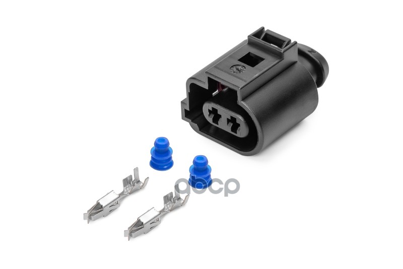 Разъем 1J0973722A (2pin) 2 контакта электромагнититного клапана, омывателя фар для Audi, Seat, Skoda CARGEN арт. AX6752S