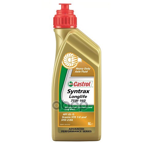 Масло трансмиссионное синтетическое Syntrax Longlife 75W140 GL-5 1л Castrol арт. 1543AE