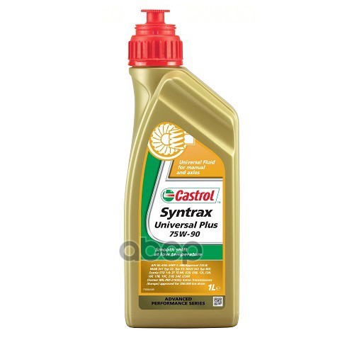 Замена на 15DD0E Трансмиссионное масло Castrol Syntrax Universal Plus 75W-90 1л 154FB4 Castrol арт. 154FB4