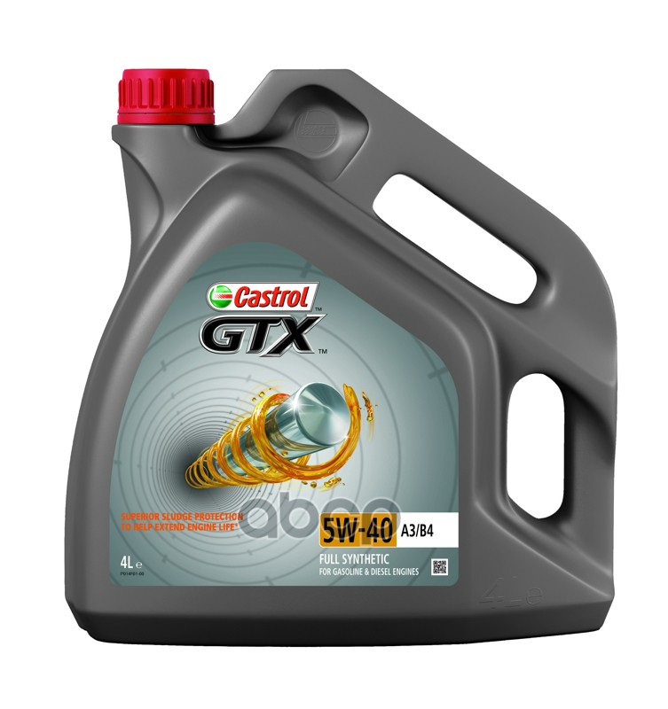 Castrol Моторное Масло Castrol Gtx 5W-40 A3/B4 4Л 15B9f5