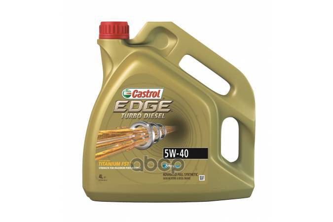 Castrol Моторное Масло Castrol Edge Turbo Diesel 5W-40 4Л 15Bb02