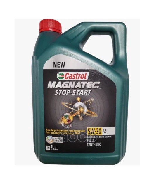 Castrol Масло Моторное Синтетическое "Magnatec Stop-Start A5 5W-30", 4Л 15Eb41