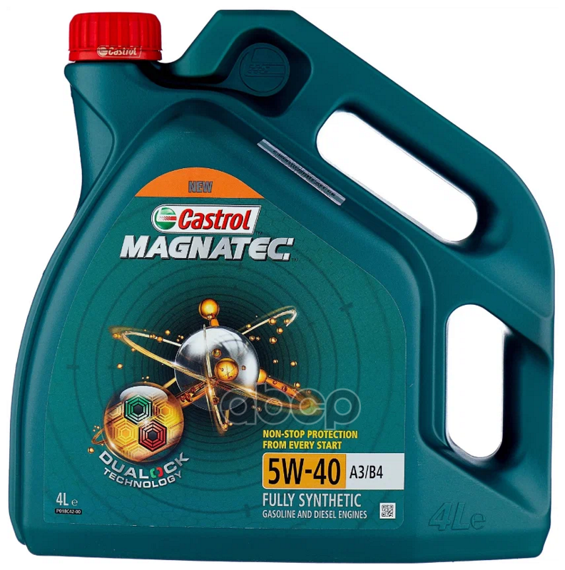Castrol Масло моторное CASTROL Magnatec 5W-40 синтетическое 4 л 15F480 15F480