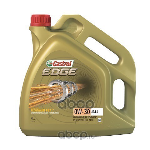 Castrol МАСЛО МОТОРНОЕ CASTROL EDGE 0W-30 A3 B4 4Л 15F69A 15F69A