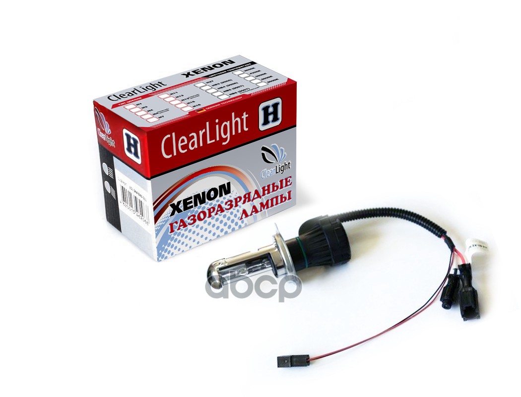 Лампа ксеноновая головного света H4 P43t 12V 60/55W 4300K 2шт цена за 1шт ClearLight арт. LCL0H4B430LL