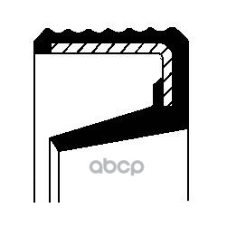 Кольцо уплотняющее коленвала 20030493B Corteco арт. 20030493B
