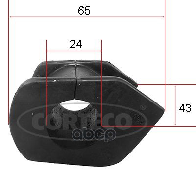 Втулка Стабилизатора Передн 23Мм Toyota: Yaris 05- Corteco арт. 49371779