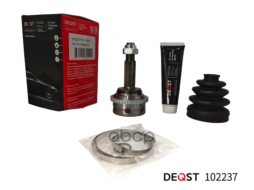 Шрус Chevrolet Aveo 1.2 03- Нар. DEQST арт. 102237