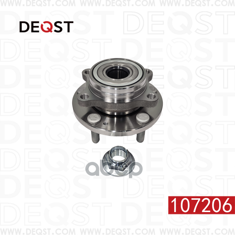 Ступица передняя с подшипником Hyundai/Kia KiaC eed 2012 DEQST арт. 107206