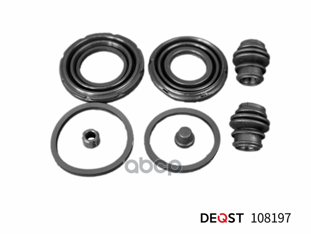 Ремкомплект тормозного суппорта переднего (для поршня O 38/43 mm, суппорт Akebono). Применяем DEQST арт. 108197