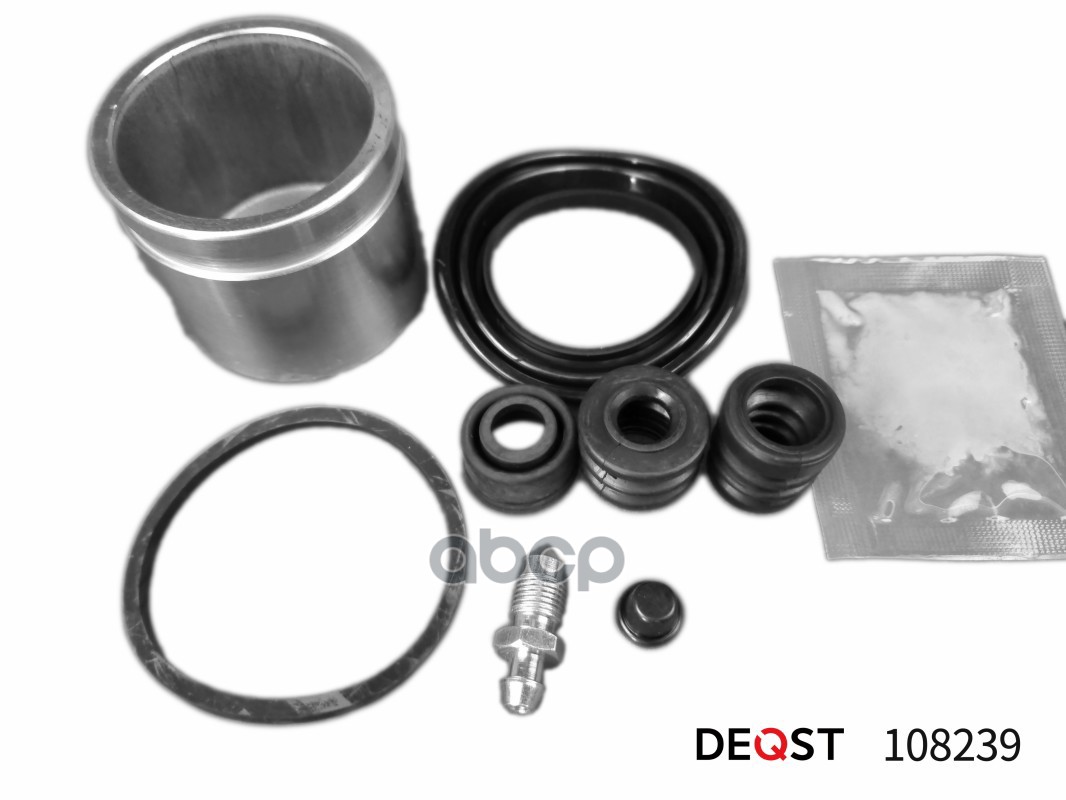 Ремкомплект тормозного суппорта с поршнем переднего (поршень O 54 mm, суппорт Mando). Применяемость: DEQST арт. 108239