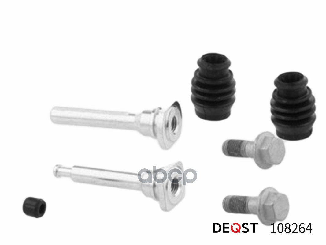 Комплект направляющих тормозного суппорта заднего (направляющая O 8,2 mm, суппорт Akebono). Применяе DEQST арт. 108264