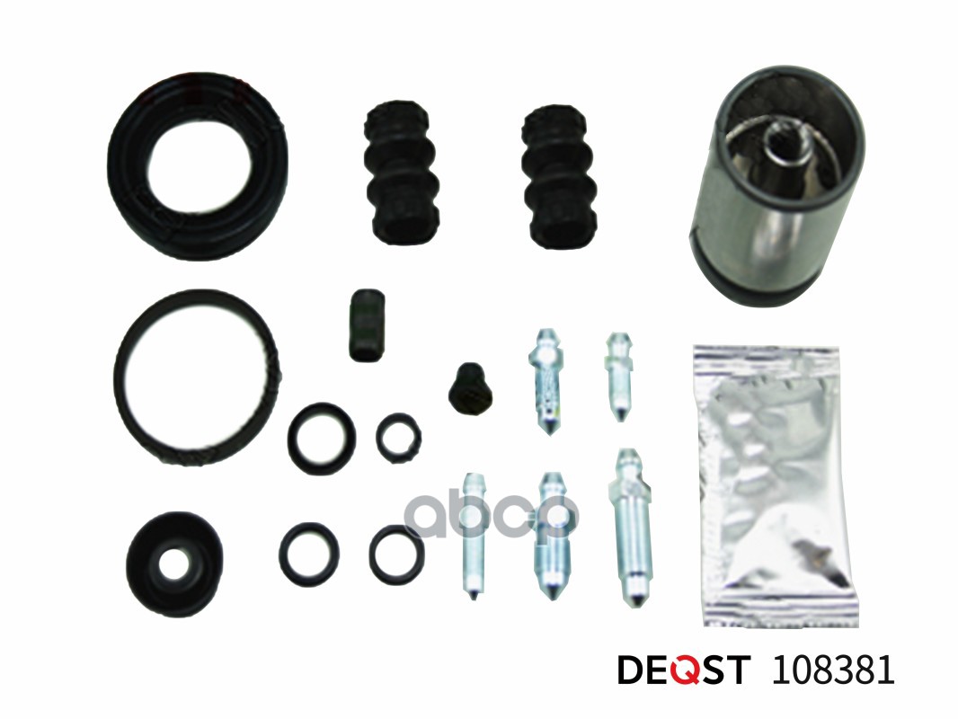 Ремкомплект тормозного суппорта с поршнем заднего (поршень O 38 mm, суппорт TRW/Lucas). Приме DEQST арт. 108381