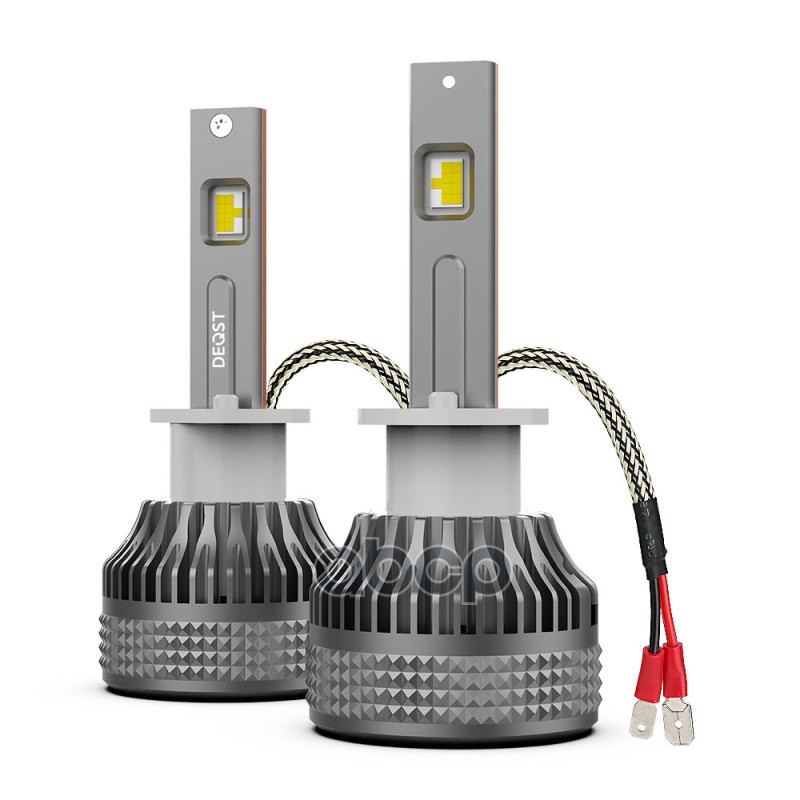 Лампа светодиодная головного света H1 LED Standart Line 12В 30Вт 6500K к-т 2шт DEQST арт. 231001