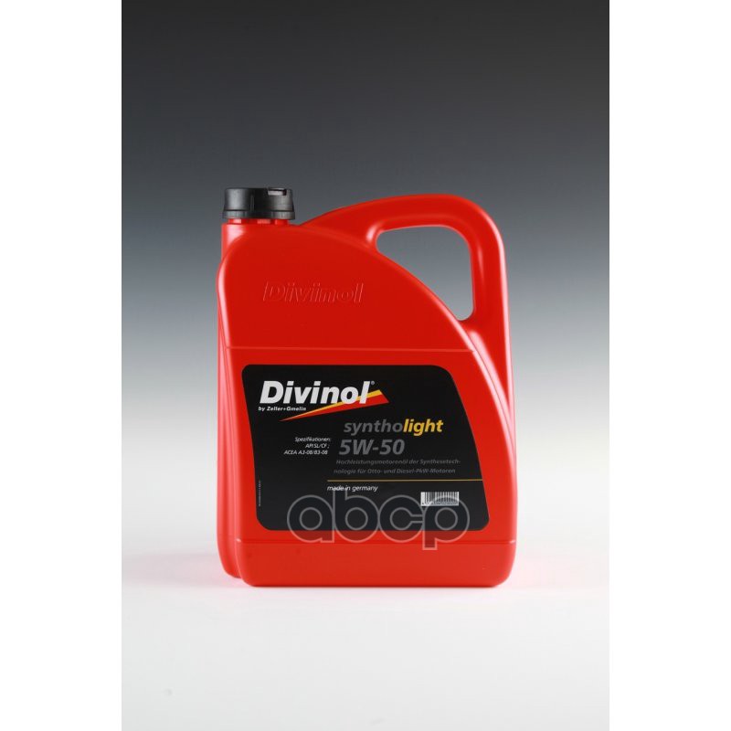 DIVINOL Масло мотор. синт. DIVINOL Syntholight 5w-50 API SL/CF, ACEA A3-08/B3-08 - 5 л. /3 49510K007