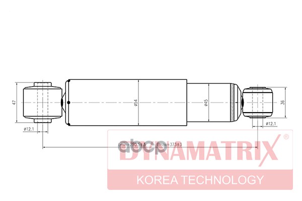Амортизатор Подвески Dsa349098 DYNAMATRIX-KOREA арт. DSA349098