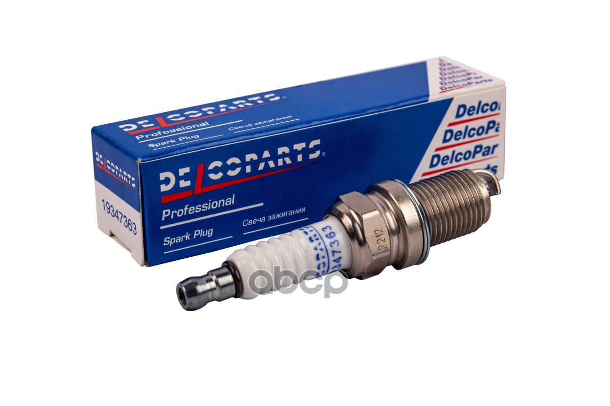 Свеча зажигания с медным электродом Chevrolet AVEO  CRUZE  LACETTI DelcoParts арт. 19347363
