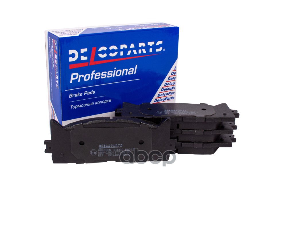 Колодки тормозные передние Toyota CAMRY DelcoParts арт. 19374050