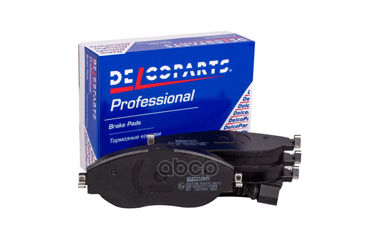 Колодки тормозные передние VW PASSAT DelcoParts арт. 19374067