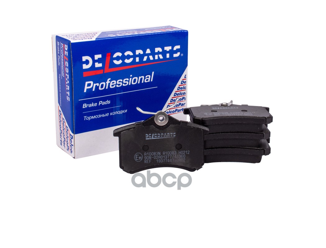 Колодки тормозные задние дисковые Renault MEGANE  VW GOLF  PASSAT DelcoParts арт. 19377447