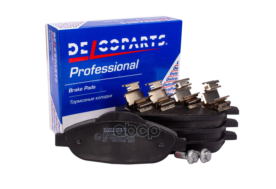 Колодки тормозные передние Peugeot 308 DelcoParts арт. 19377506