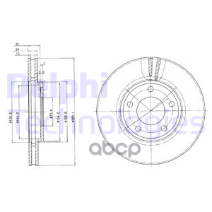 Диск Тормозной Delphi арт. bg3383