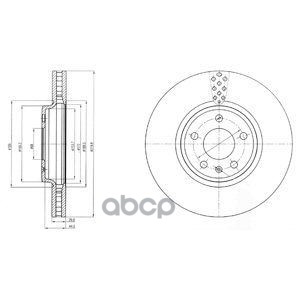Диск Тормозной Delphi арт. BG4080C