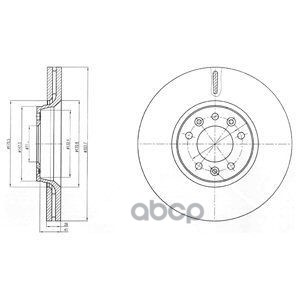 Диск торм перед. CITROEN Jumpy / Fia Delphi арт. BG4083C