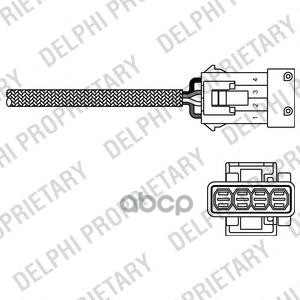 Датчик кислородный Delphi арт. ES2023012B1