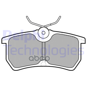 Колодки тормозные задние DELPHI LP1316 Delphi арт. LP1316