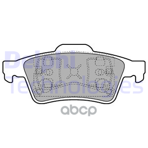Колодки тормозные дисковые зад Delphi арт. LP1701